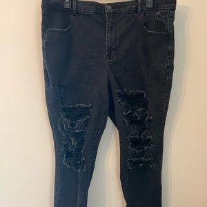 american eagle curvy hi rise jeggings